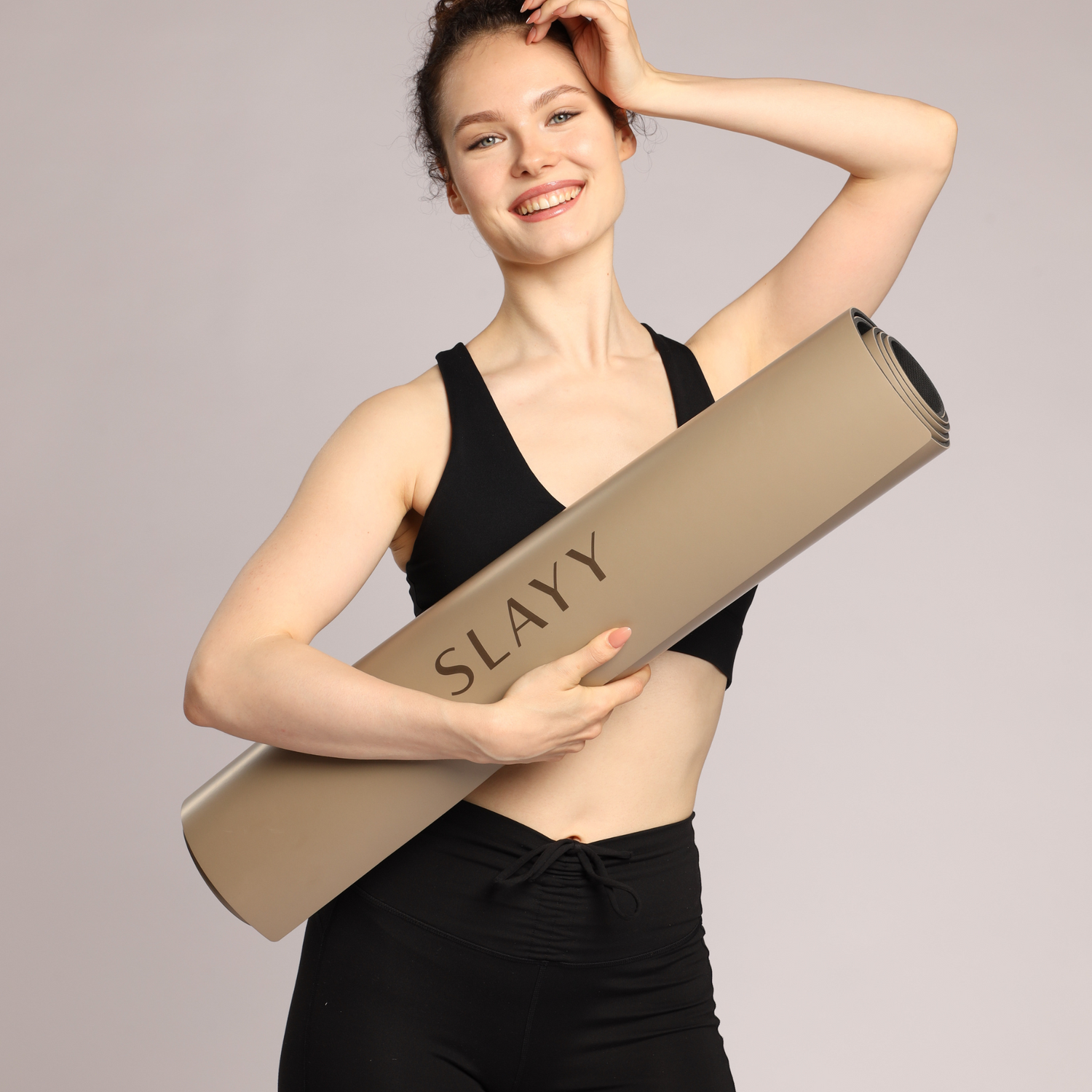 SLAYY Complete Home Workout Set (Yoga Mat + Resistance Bands + Lifting Grips Set)